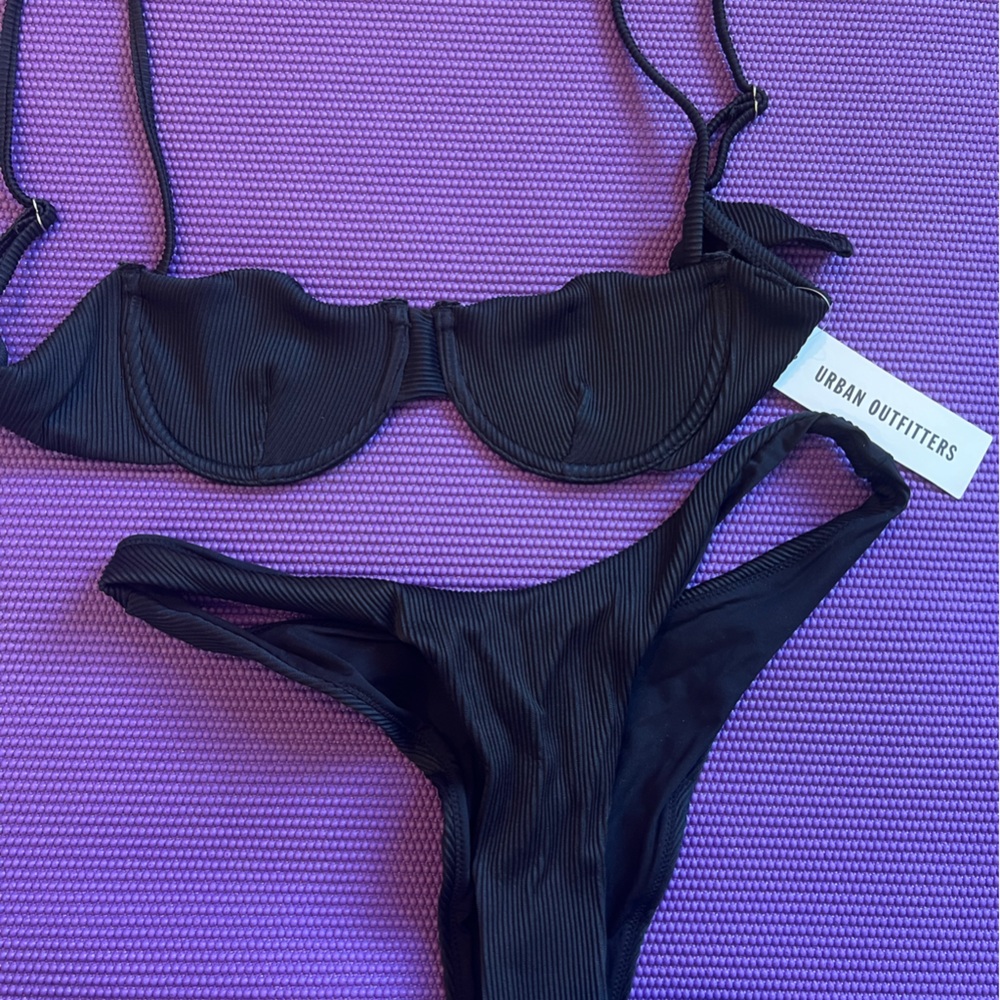 Urban Outfitters Black Bikini Set